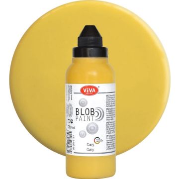 Peinture effet 3D - Blob Paint Modern Pastel - Curry VIVA image