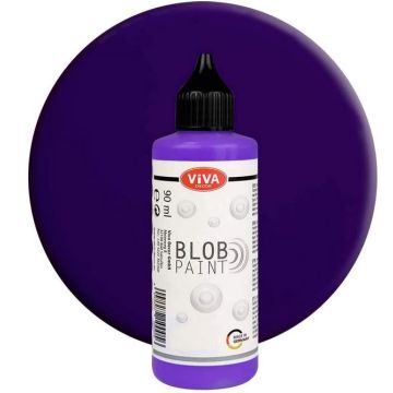 Peinture effet 3D - Blob Paint - Violet : VIVA image