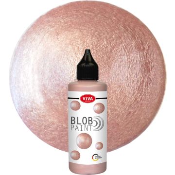Peinture effet 3D - Blob Paint Metallic - Or Rose Métallisé VIVA image