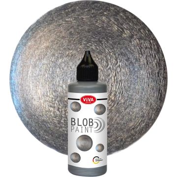 Peinture effet 3D - Blob Paint Metallic - Acier Métallisé VIVA image