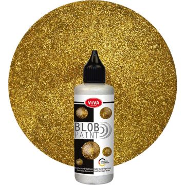 Peinture effet 3D - Blob Paint Glitter - Paillettes Or VIVA image