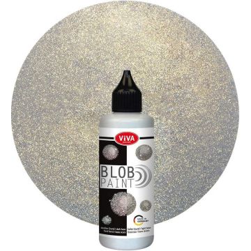 Peinture effet 3D - Blob Paint Glitter - Paillettes Argent VIVA image