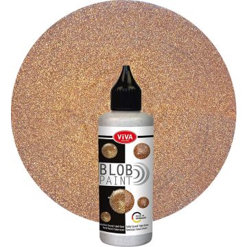 Peinture effet 3D - Blob Paint Glitter - Paillettes Bronze VIVA image