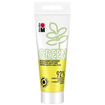Peinture Alkyde - 100 ml - Jaune moyen MARABU Green
