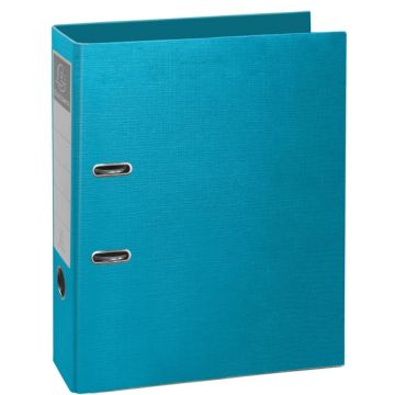 Classeur à levier - 2 anneaux de 80 mm - Turquoise : EXACOMPTA Teksto image