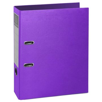 Classeur à levier - 2 anneaux de 80 mm - Gris : EXACOMPTA Teksto image