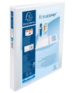 Classeurs personnalisables avec 3 pochettes - Blanc  51842E EXACOMPTA 