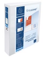 EXACOMPTA : Lot de 10 classeurs personnalisables avec 2 pochettes - Blanc - Dos de 63 mm 51943E