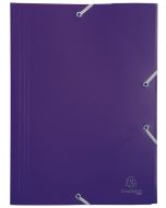 Chemise à élastiques - Violet EXACOMPTA Eco Visuel