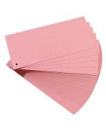 Photo Intercalaires en carton - 240 x 105 mm - Rose : HERLITZ Lot de 100 10843498