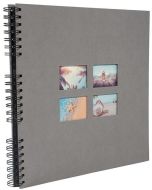 Photo Album photos à spirales - 320 x 320 mm - Gris EXACOMPTA Milano