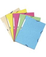 Photo Chemise à élastiques 3 rabats Carte lustrée 400g - Couleurs pastels EXACOMPTA Image