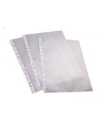 Photo Lot de 10 Pochettes perforées en PP - A4 - Incolore : PRO-Office épaisseur 0,05mm