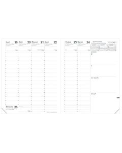 Agenda 2025 QUO VADIS Président Semainier - 210 x 270 mm