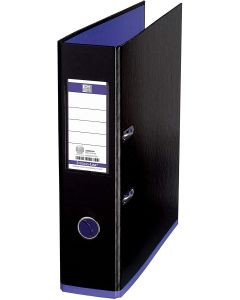 Image OXFORD : Classeur à levier - Dos 80 mm - MyColour - Noir/Violet 100081034