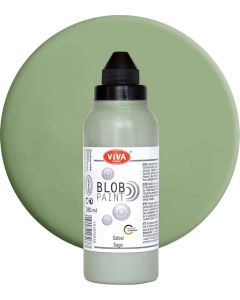 Peinture effet 3D - Blob Paint Modern Pastel - Sauge : VIVA image