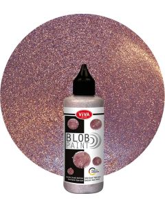 Peinture effet 3D - Blob Paint Glitter - Paillettes Or Rose VIVA image