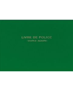 Registre Bijoutier - Achats/Ventes - Livre de police pour métaux précieux Elve 14172