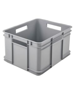 Bac de rangement Euro-Box XL - 28 litres - Gris pierre : KEEEPER Bruno