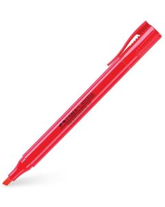 Surligneur à pointe biseautée - Rouge : FABER-CASTELL Textliner 38 Modèle