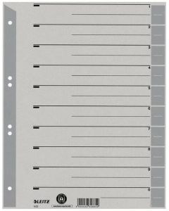 ELBA : Intercalaires en carton - 240 x 300 mm - Bleu 