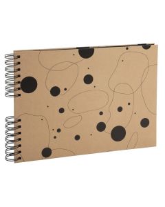 Photo Album photos à spirales - 320 x 220 mm - 150 photos - Brun EXACOMPTA Eterneco