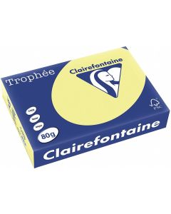 Ramette de papier Trophée de 500 feuilles A4 - Jonquille : CLAIREFONTAINE Image