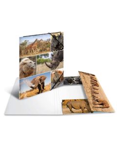 Chemise à rabats à motifs - A4 : HERMA Animaux d'Afrique (19214) exemple