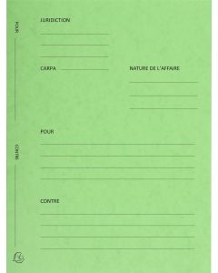 Dossier de plaidoirie  Avocat  - Vert tilleul  220103E Exacompta