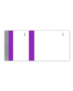 Bloc vendeur  Tickets de coupons détachables - Bande Violet Elve 247