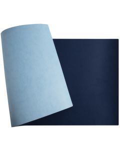 Sous-mains Bicolore - 430 x 900 mm - Marine/Ciel : EXACOMPTA Home Office image