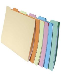 EXACOMPTA  770000E Chemises à soufflet dos toilé - Assortiment de couleurs (Papier recyclé) exemple