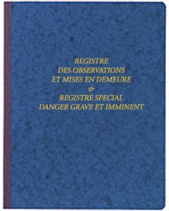 Registre des dangers graves et imminents 340D LE DAUPHIN