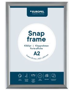 Cadre Porte affiche - A2 - Argent : EUROPEL image