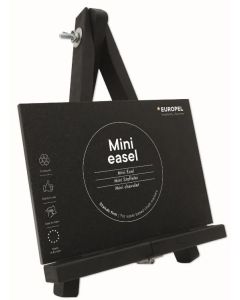 Présentoir de Table - 245 x 145 x 210 mm - Ardoise avec chevalet en bois Noir : EUROPEL image