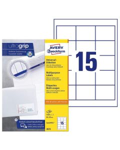 Étiquettes adhésives  64 x 50 mm AVERY