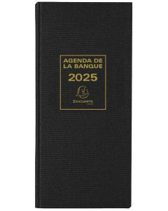 Agenda de Banque 2025 EXACOMPTA 1 volume - 160 x 340 mm 