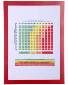 Pochette d'affichage magnétique - A4 - Rouge EXACOMPTA Visuel