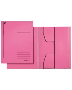 Photo Chemise-trieur à 3 rabats A4 - Rose : LEITZ - 3924-00-22