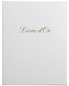 Livre d'or - 270 x 220 mm - Blanc : EXACOMPTA Balacron Photo