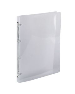 Exacompta 511944E Crystal : Classeur souple Cristal - 4 anneaux