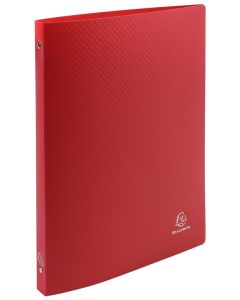 Classeur souple - 4 anneaux de 15 mm - Rouge opaque EXACOMPTA Photo