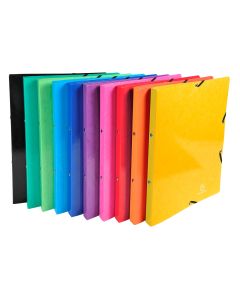 51829E Classeur Exacompta 4 Anneaux Assortiment Carte lustrée Iderama