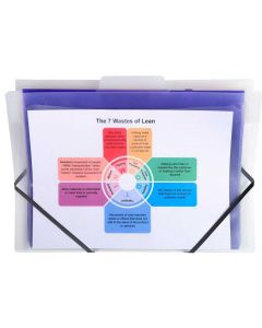 Trieur dépliable mural - 6 compartiments - Incolore EXACOMPTA Crystal