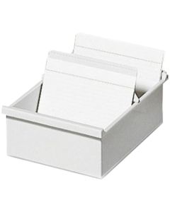 Bac pour 600 Fiches - Format A7/IBF - Gris lumière : EXACOMPTA Gamme K 57140D