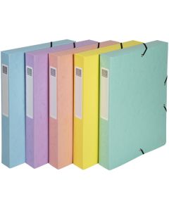 Boîte de classement - Dos 60 mm - Assortiment : EXACOMPTA Aquarel image