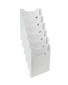 EXACOMPTA : Présentoir brochures mural - 6 compartiments A4 63740D