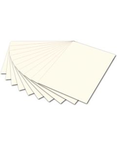 Carton de Bricolage 700 x 1000 mm - Blanc Perle - 300 g/m² FOLIA Lot de 10