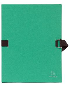 Chemise à sangle toilée - Dos extensible - Vert clair EXACOMPTA Visuel