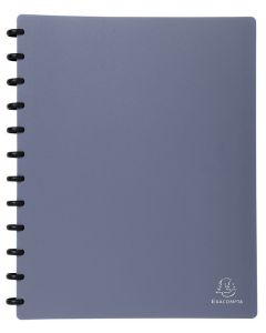 Protège-documents amovibles à anneaux de 60 vues - Bleu Métallisé EXACOMPTA Image
